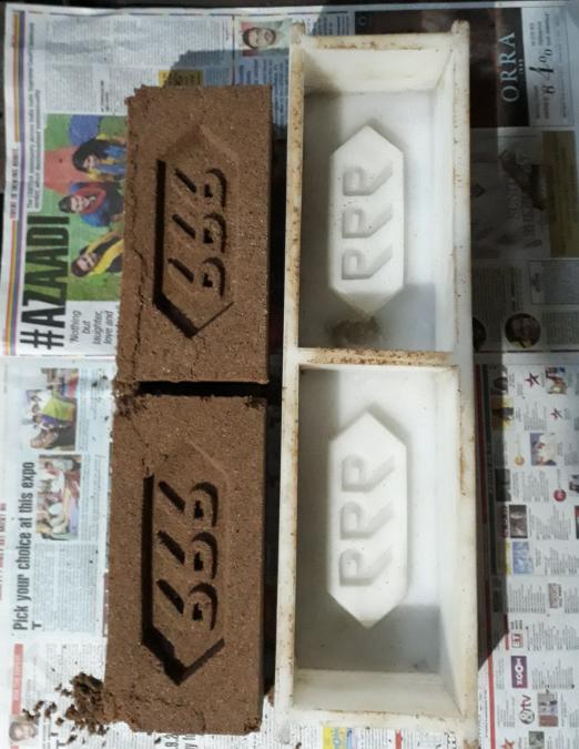 Sand Brick with Plastic Mould